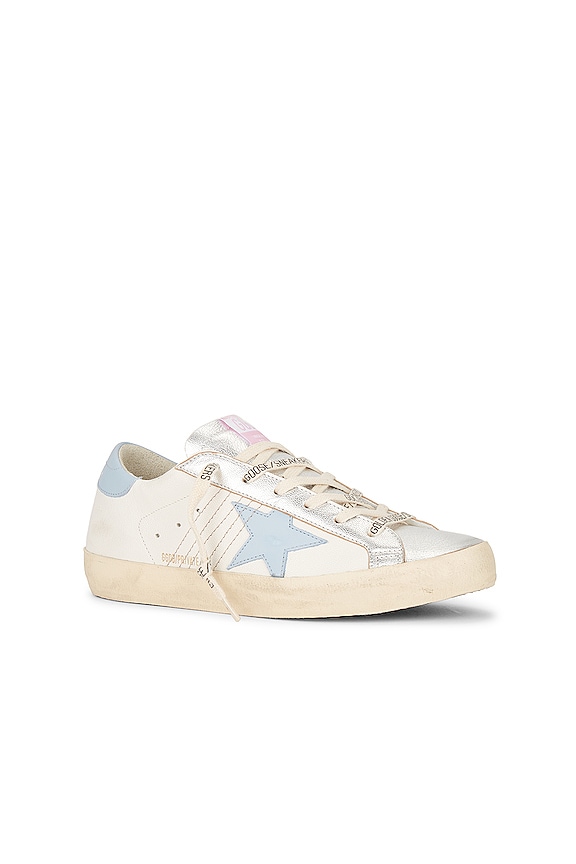 view 2 of 6 x REVOLVE Super Star Sneaker in Light Blue & White