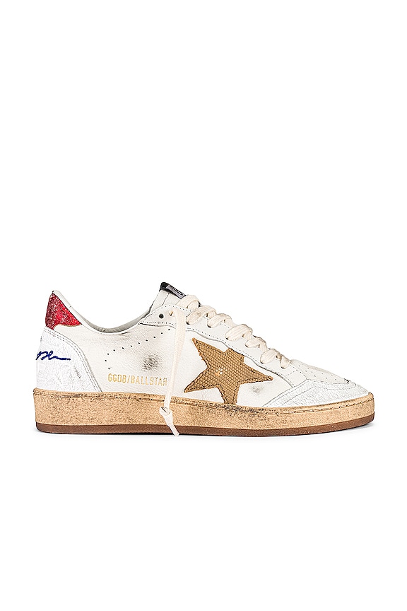view 1 of 6 Ball Star Sneaker in White, Beige, & Red
