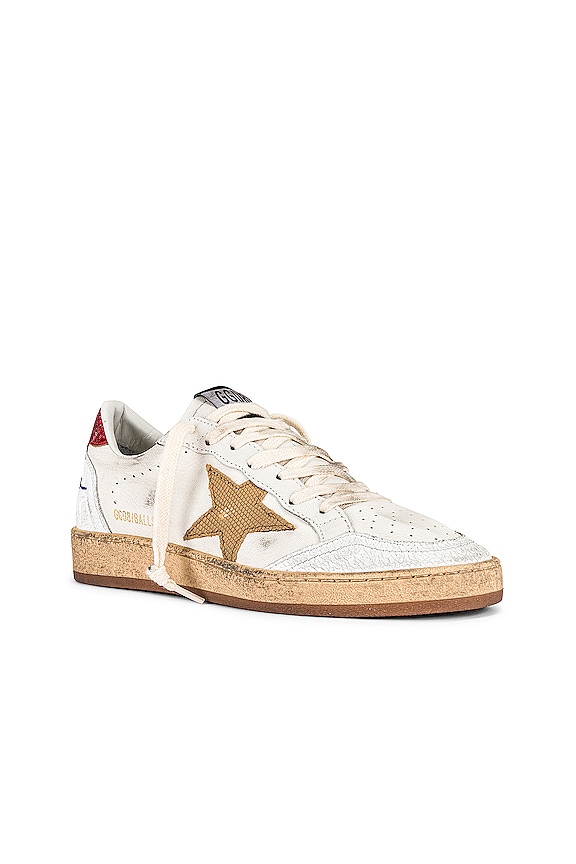 view 2 of 6 Ball Star Sneaker in White, Beige, & Red