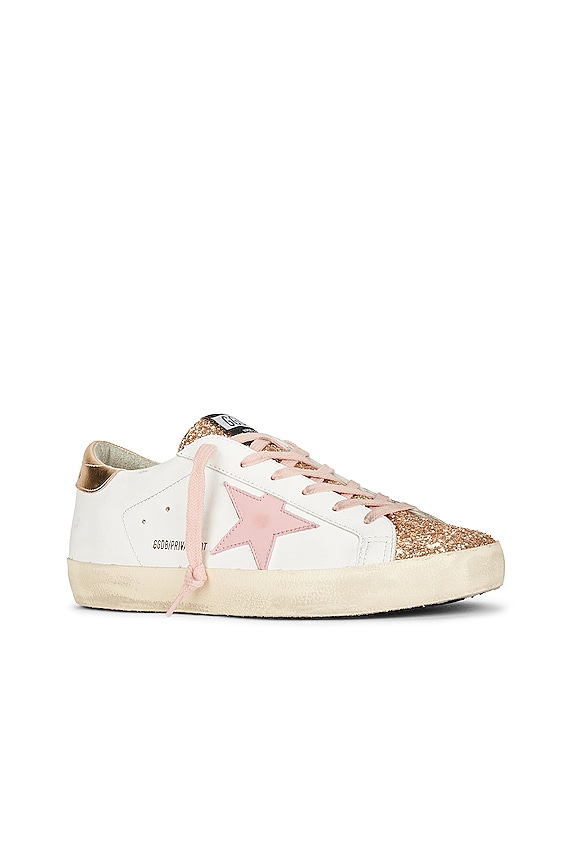 view 2 of 6 SNEAKERS SUPER STAR in White, Ancient Pink, & Gold