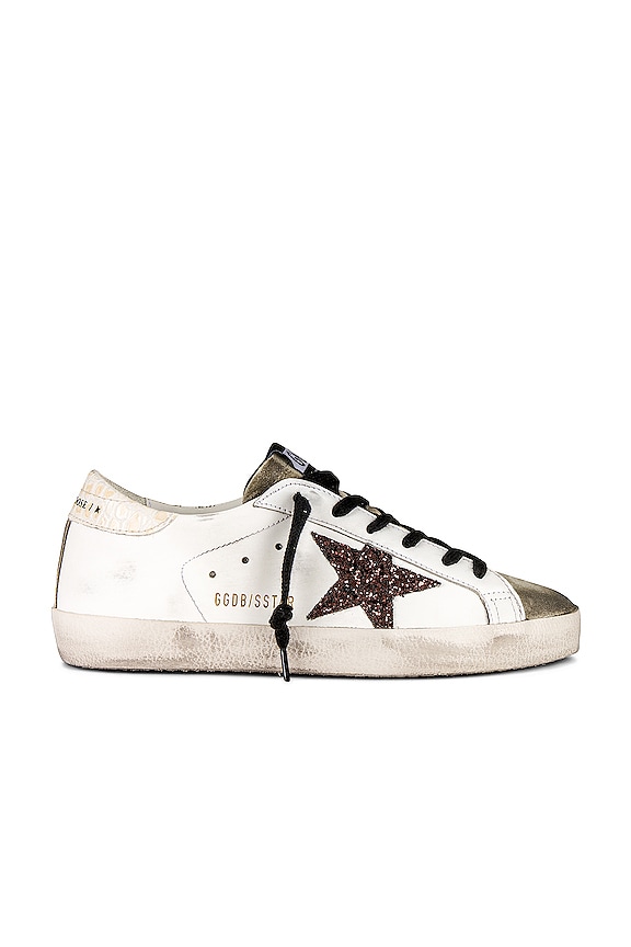 Golden Goose Superstar Sneaker in White, Taupe, Coffee Brown, & Ivory ...