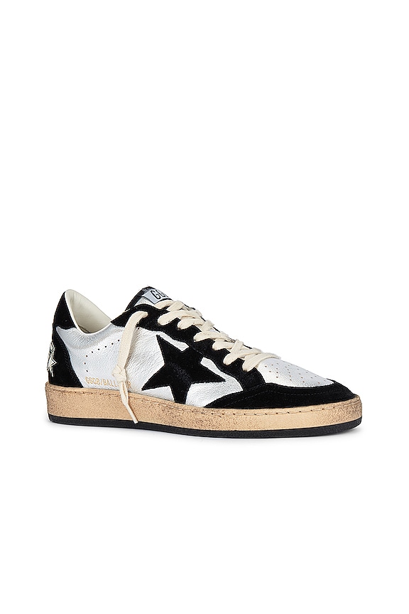 view 2 of 6 Ballstar Sneaker in Silver & Black