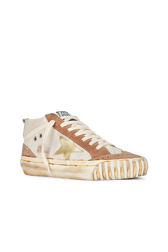 view 2 of 6 MID STAR スニーカー in Natural White, Tobacco, Golden, Cream, & Optic White