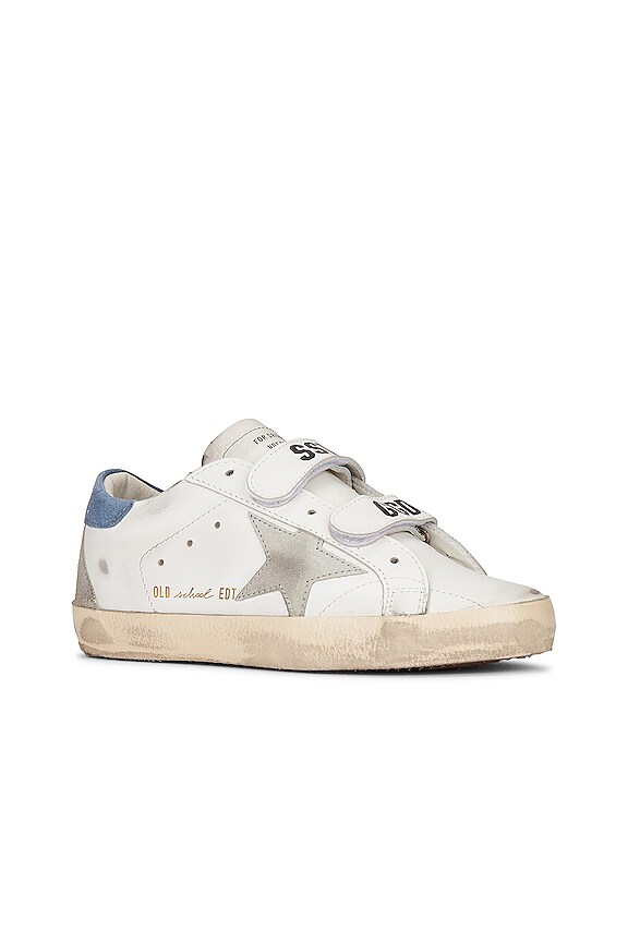 view 2 of 6 Old School Sneaker in White, Ice, & Powder Blue