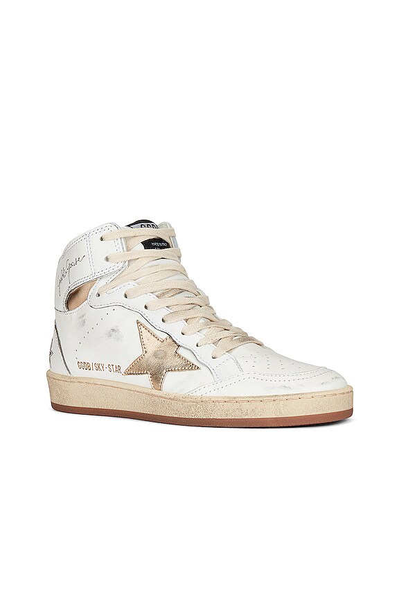 view 2 of 6 ZAPATILLA DEPORTIVA SKY STAR in White & Dark Gold