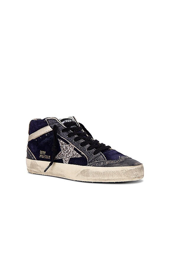 view 2 of 6 Mid Star Sneaker in Medieval Blue, Eclipse Navy, Silver Glitter, & Platinum