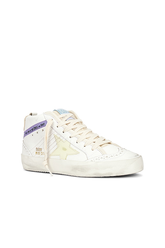 view 2 of 6 MID STAR 스니커즈 in White, Beige, Light Yellow, & Light Purple