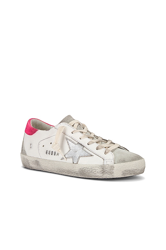 view 2 of 6 SUPER STAR 스니커즈 in White, Ice, Silver, & Lobster Fluo