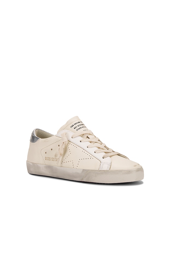 view 2 of 6 Super Star Sneaker in Beige & Silver