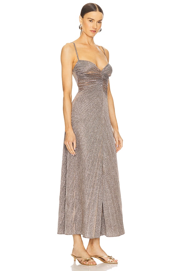 view 2 of 4 Relic Dress in Copper Gold Silver Sparkle