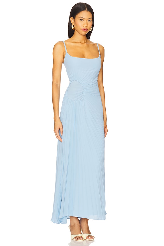 view 2 of 3 The Tide Floorlength Dress in Pale Blue