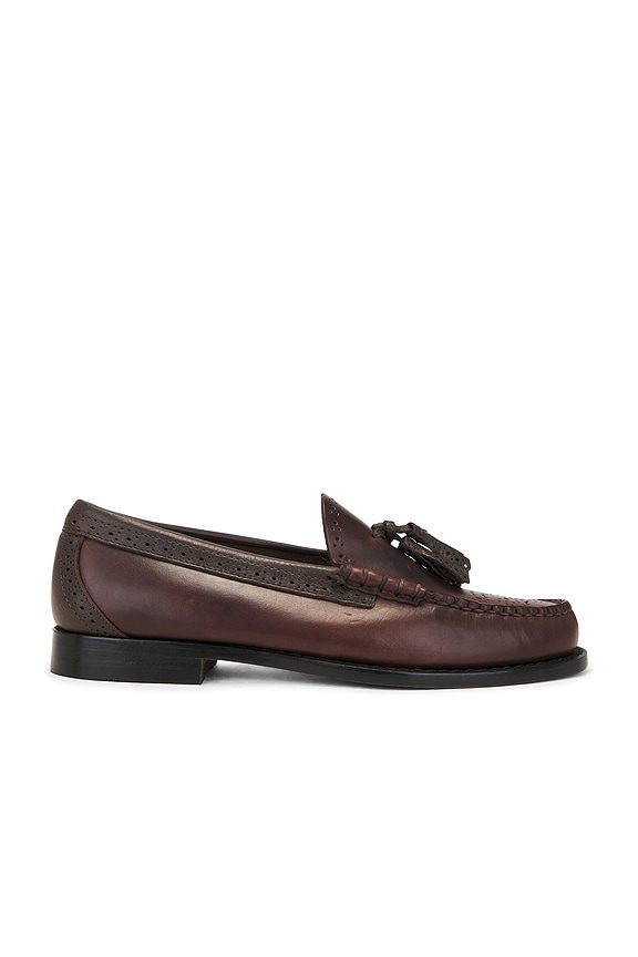 view 1 of 5 Larkin Tassel Brogue Weejun in Brown Burn