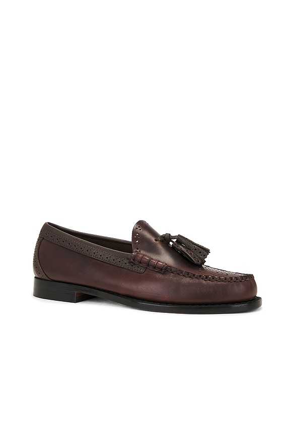view 2 of 5 Larkin Tassel Brogue Weejun in Brown Burn