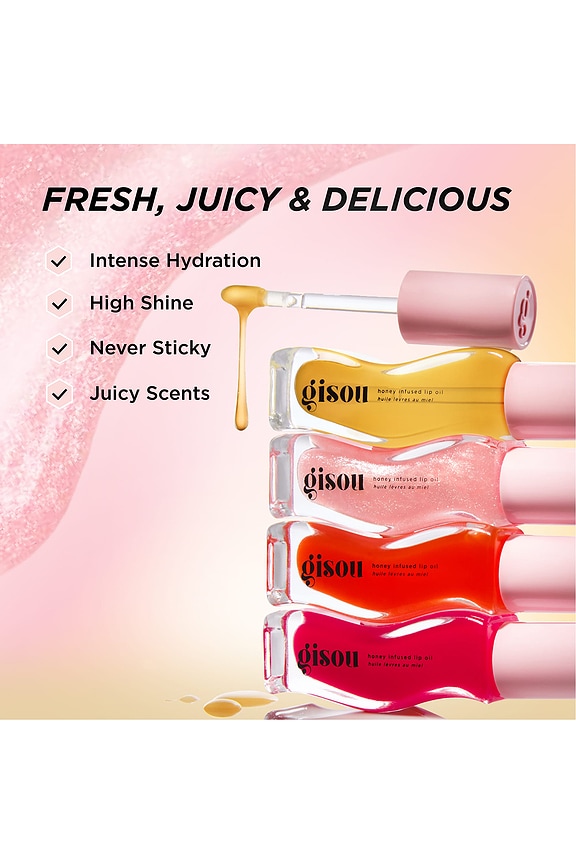 Gisou By Negin Mirsalehi Honey Infused Lip Oil in Mango Passion