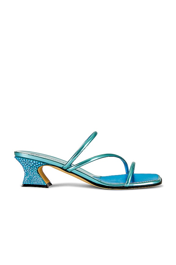 Giuseppe Zanotti Twingo 45 Mule in Shooting Lagoon | REVOLVE