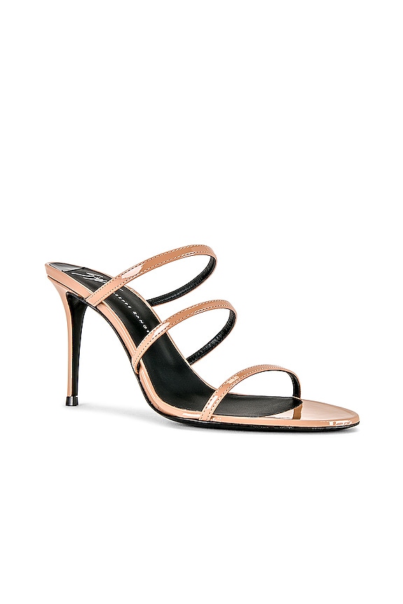 view 2 of 5 Heel Sandal in Nero Opaco