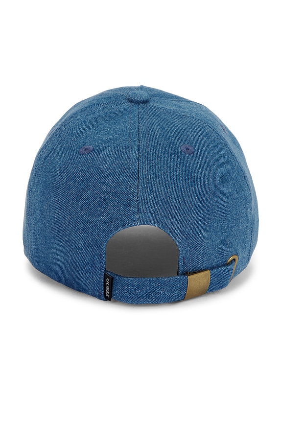 view 2 of 2 Blocking Baseball Hat in Washed Mid Denim