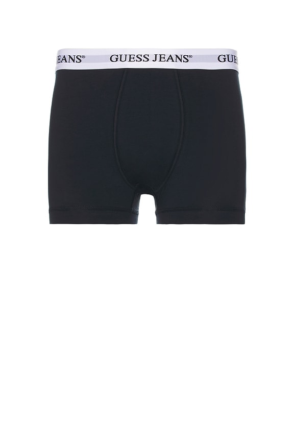 view 2 of 3 3 Pack Boxer Brief in White, Blue, & Black