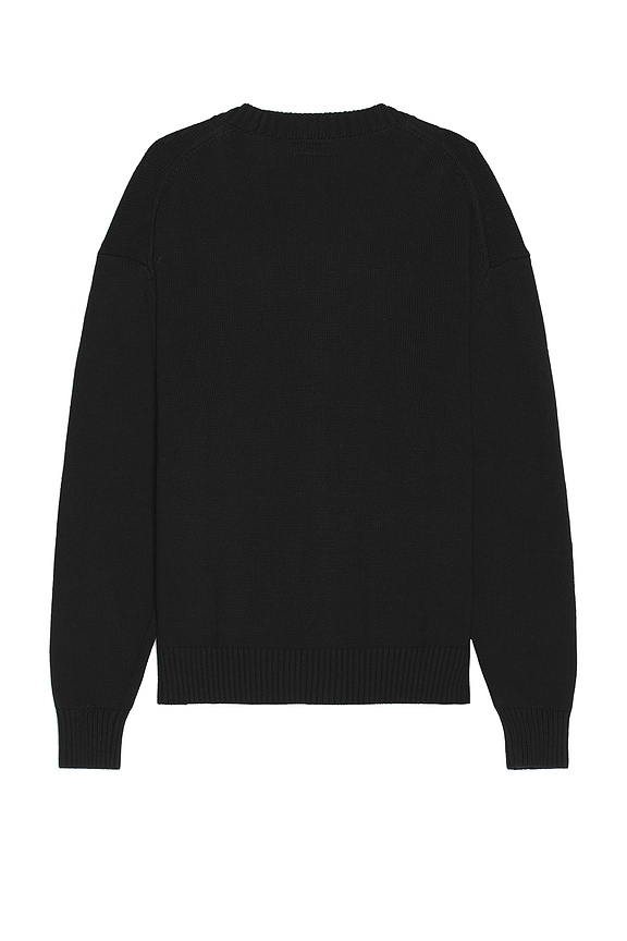 view 2 of 5 Long Sleeve 81 Patch Cardigan in Jet Black