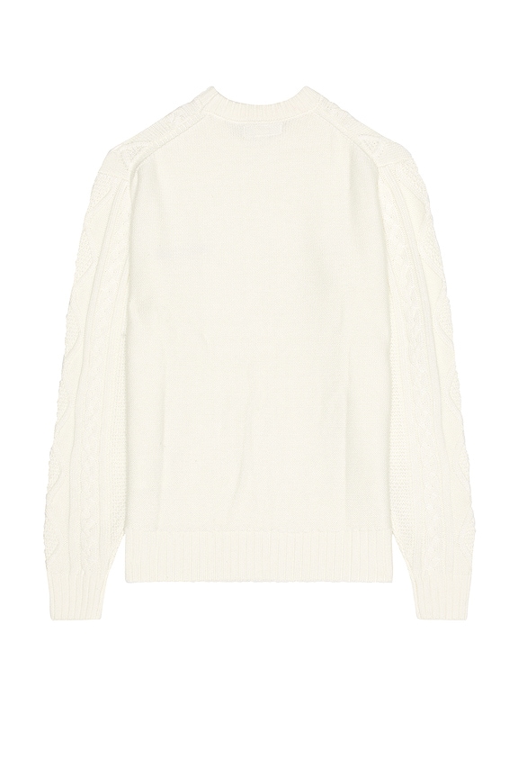 view 2 of 4 Cable Knit Sweater in Warm White