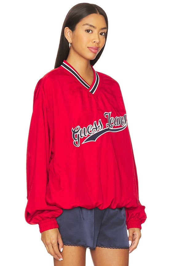 view 2 of 5 Pullover Windbreaker in Rugby Red