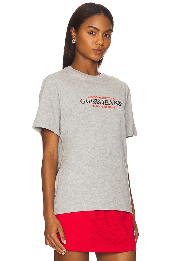 view 2 of 4 AMERICAN TRAD Tシャツ in Medium Grey Heather