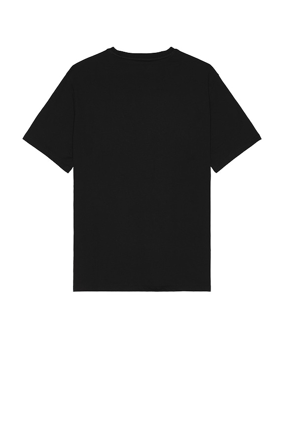 view 2 of 5 Short Sleeve Slim Script Tee in Jet Black
