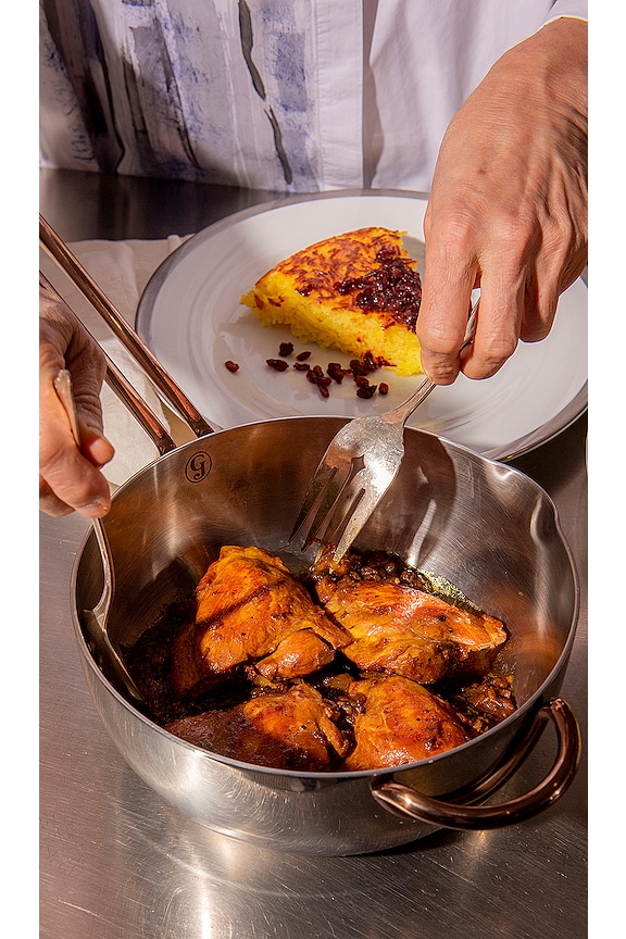 Great Jones Saucy 3.5 Qt. Stainless Steel Sauce Pan - Thumbnail 5