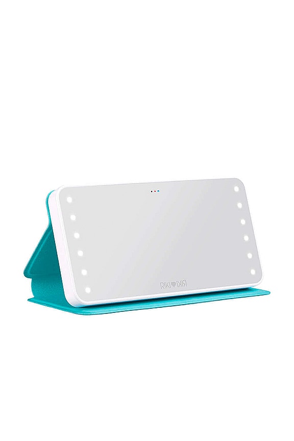 view 2 of 6 MIROIR À MAQUILLAGE RIKI POWERFUL LIGHTED MAKEUP MIRROR AND POWER BANK in White