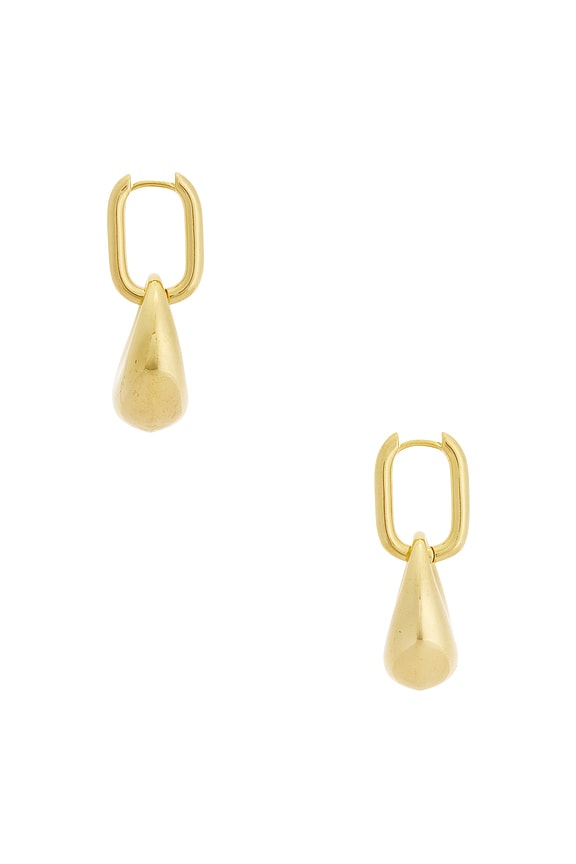 view 2 of 3 Abstract Stud Earrings in Gold