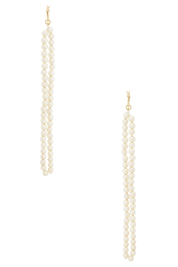 view 1 of 2 Payton Pearl Drop Earrings in Ivory