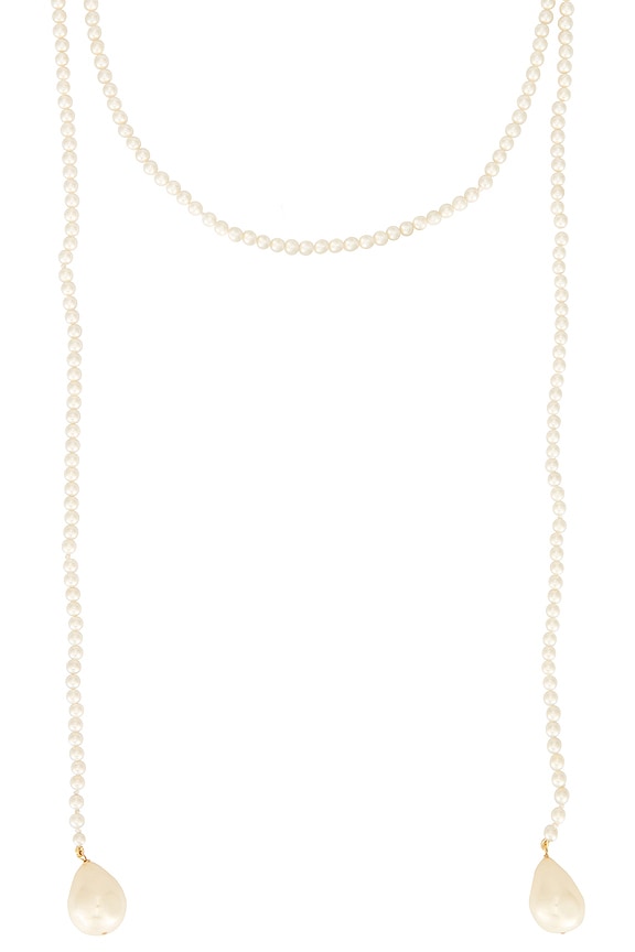 view 2 of 2 Neck Scarf Necklace in Silver