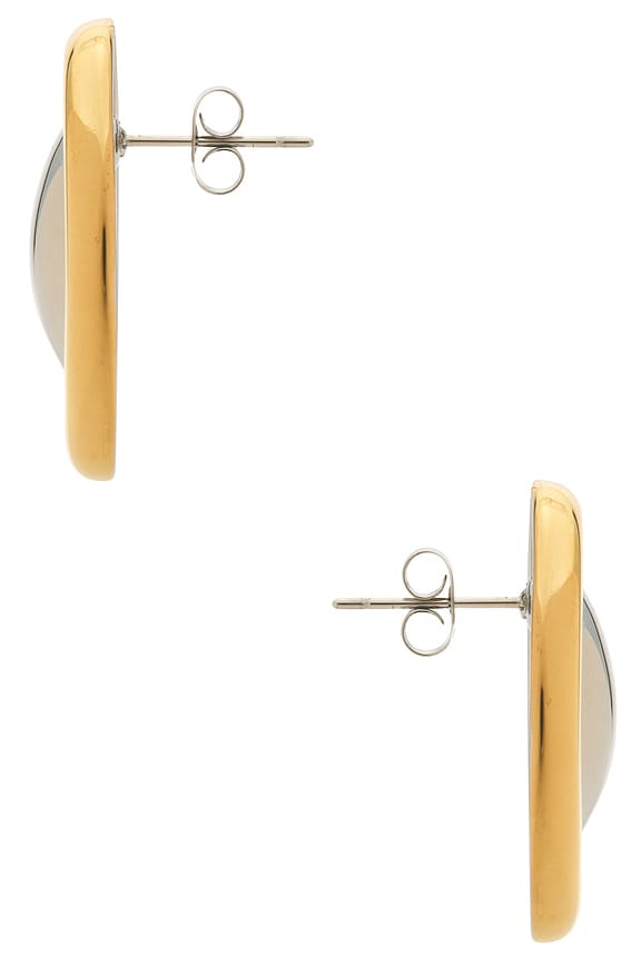 view 2 of 2 Ash Stud Earrings in Gold