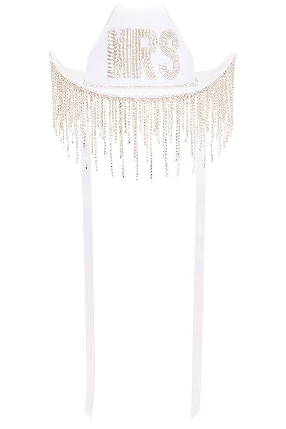 view 2 of 4 Cowgirl Hat in White