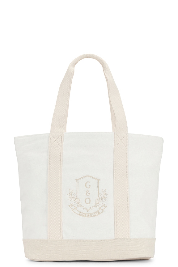 view 2 of 4 Bridal Canvas Tote Bag in Nude