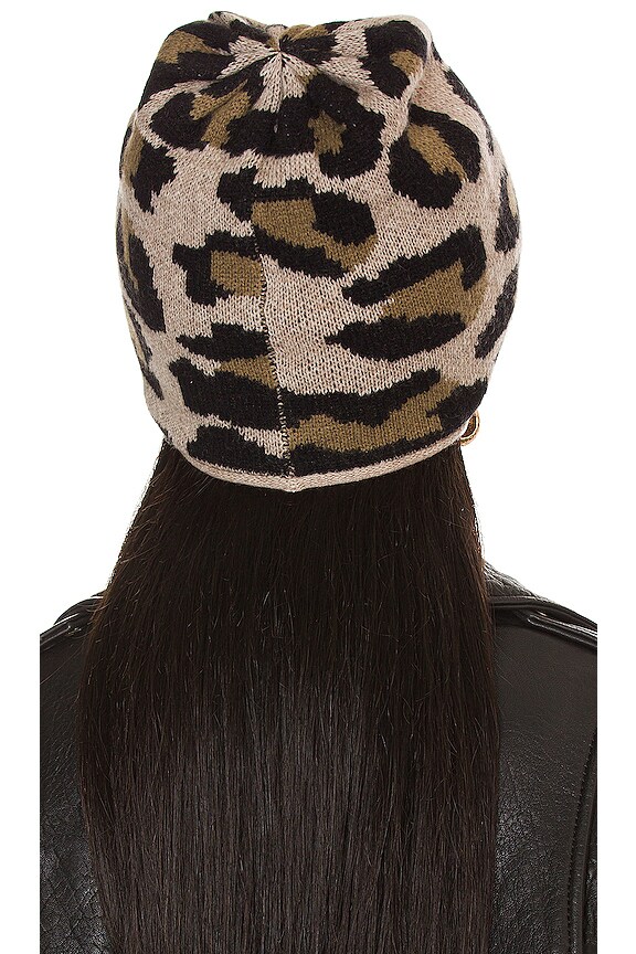 view 2 of 3 Lottie Leopard Beanie in Leopard