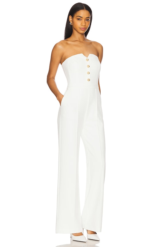 view 2 of 3 Camilo Crepe Jumpsuit in White