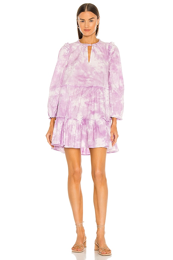 view 2 of 4 Rumi Tie Dye Dress in Lilac Tie Dye
