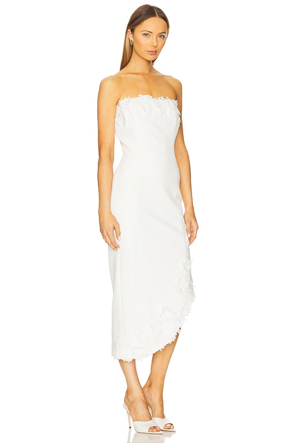 view 2 of 5 Zun Lace Dress in White