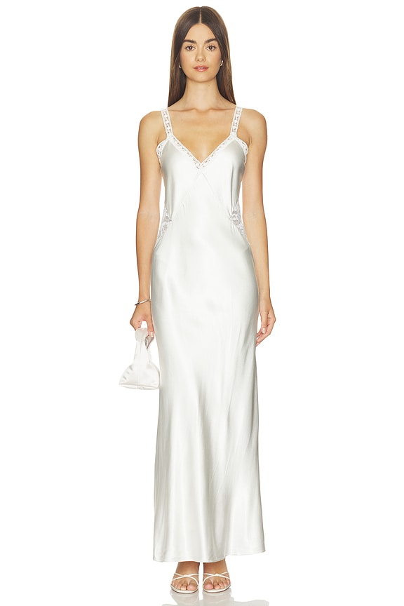 view 1 of 4 MAXIVESTIDO MILENA in White