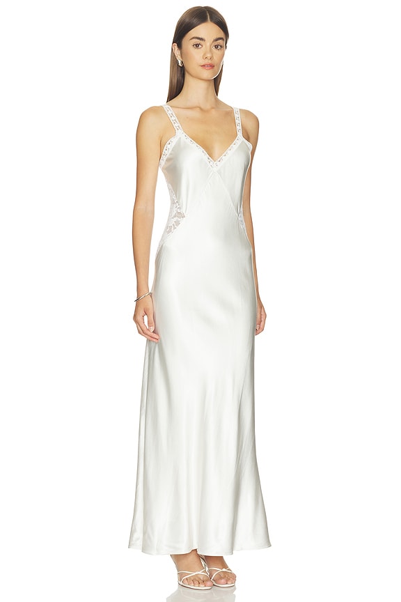 view 2 of 4 MAXIVESTIDO MILENA in White