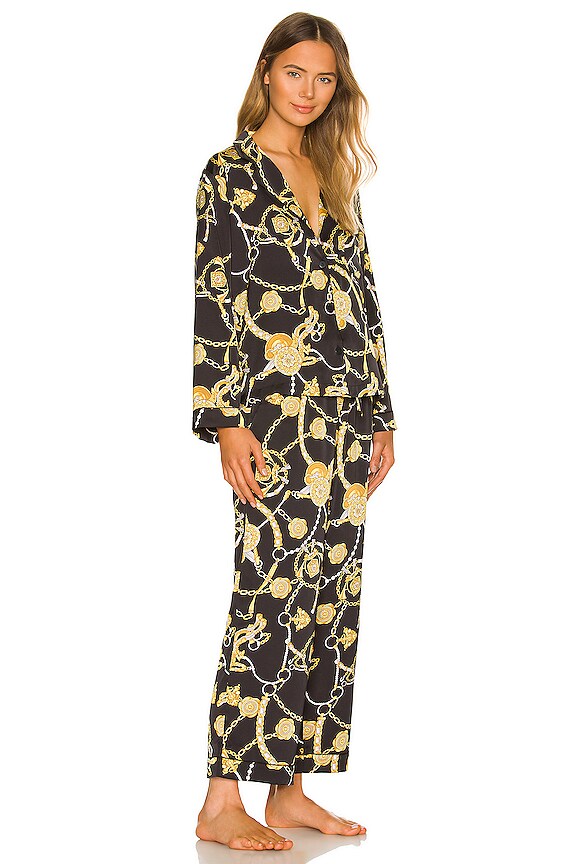 view 2 of 3 PYJAMA NIKKI in Black & Gold