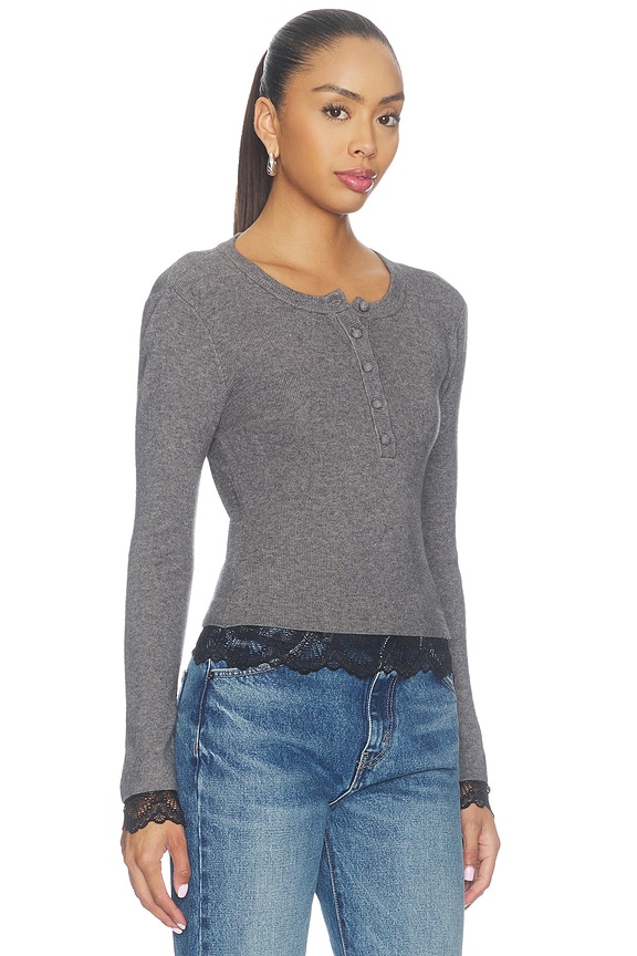 view 2 of 5 PULL OLIVIA  in Heather Charcoal & Black
