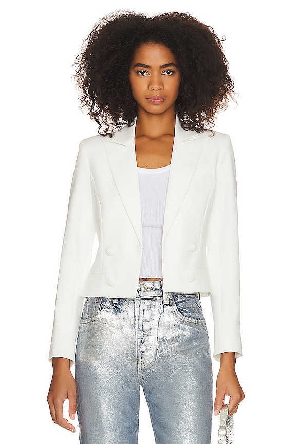 view 2 of 5 Penn Crepe Blazer in White