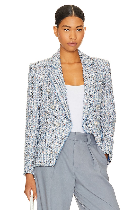 view 2 of 6 VESTE ELIZA in Pink & Light Blue