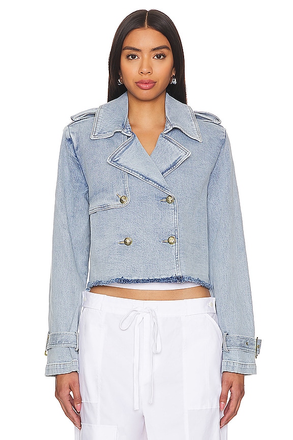 view 2 of 5 MANTEAU CAMILA in Light Blue