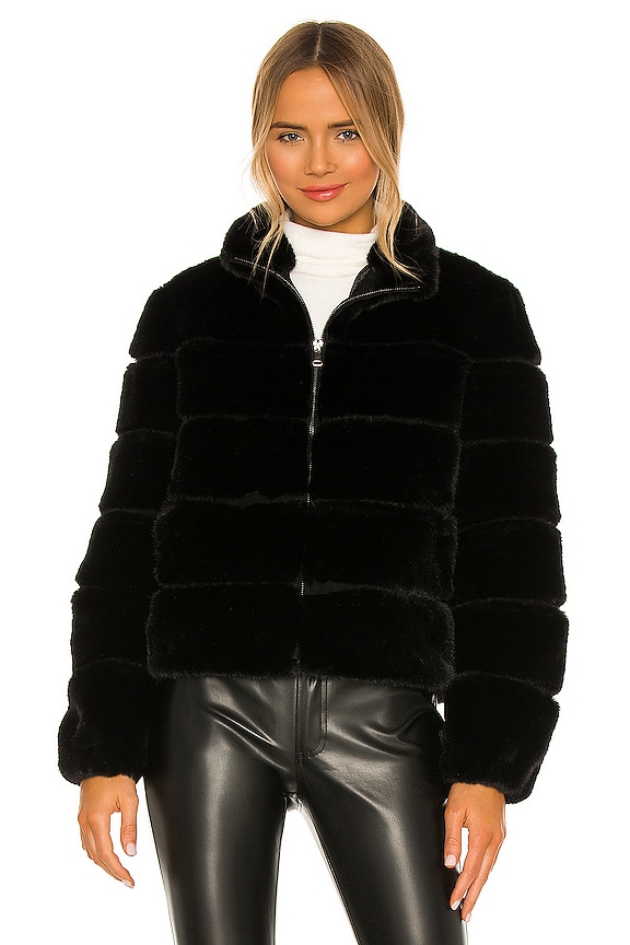 view 2 of 5 Jodi Faux Fur Jacket in Black