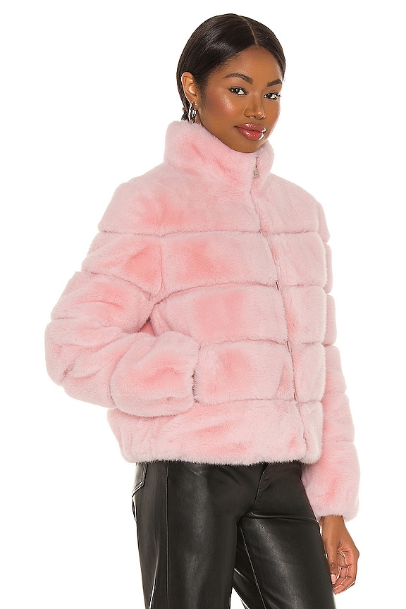 view 2 of 4 Jodi Faux Fur Jacket in Light Pink