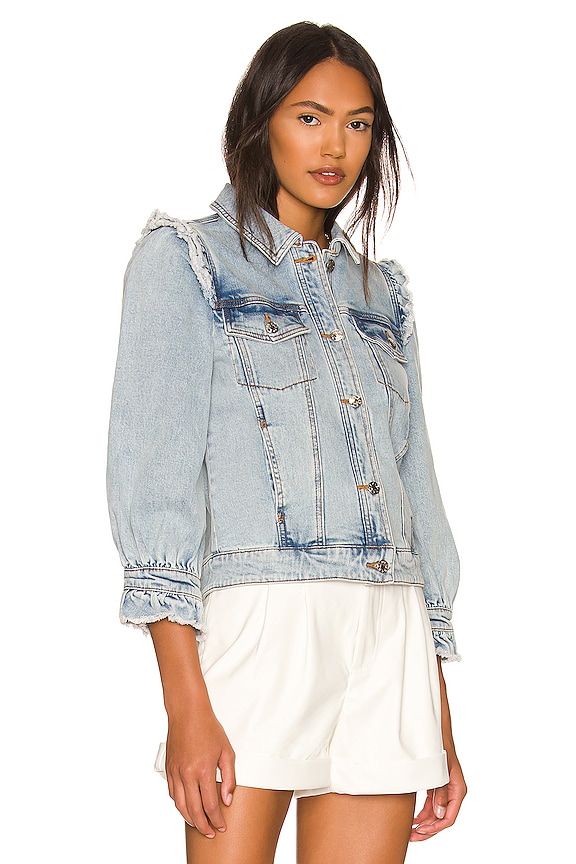 view 2 of 4 Gabby Denim Jacket in Light Blue