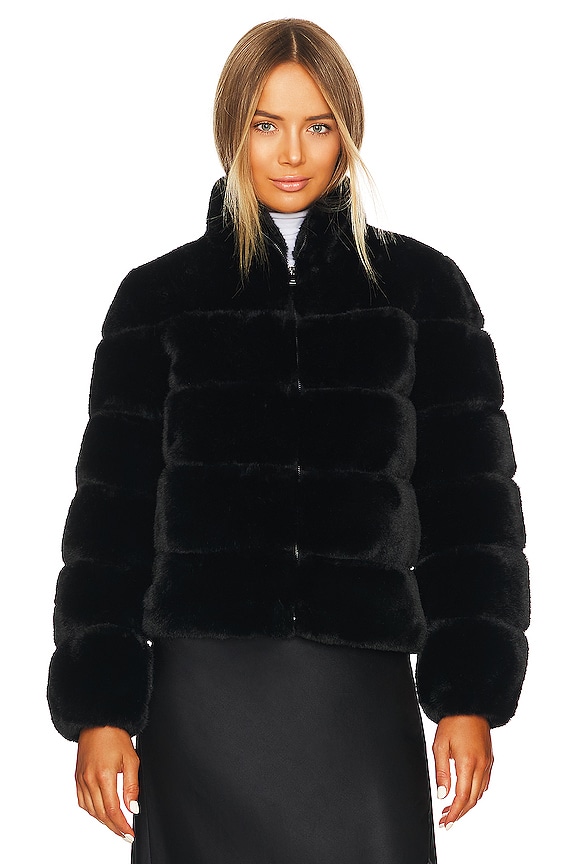 view 2 of 5 Jodi Faux Fur Jacket in Black